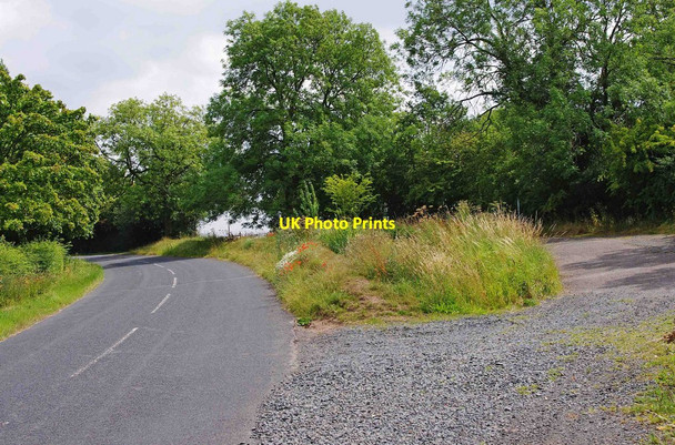 Photo 6"x4" Layby and road near Trimpley Holbeache c2011