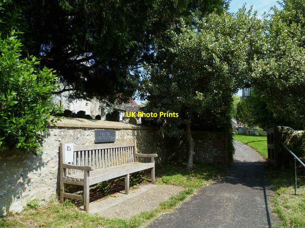 Photo 6"x4" Entrance to Bury churchyard Bury\/TQ0113 c2011
