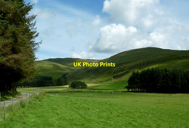 Photo 6"x4" Dyffryn Castell east of Ponterwyd, Ceredigion Ysbyty Cynfyn c2011