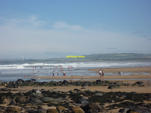 Photo 6"x4" Coastal East Lothian : Doing The Strand at Peffer Sands Whitekirk c2011