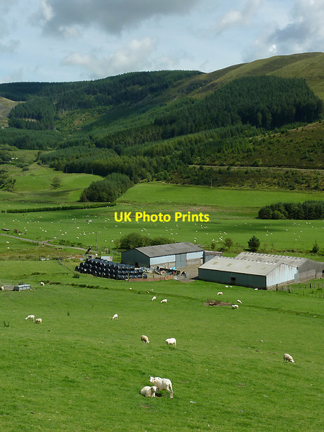 Photo 6"x4" Farm buildings in Dyffryn Castell, Ceredigion Llys Arthur c2011