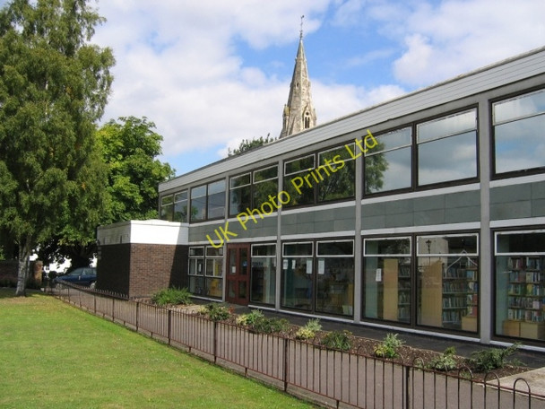 Photo 6"x4" Cheam Library Sutton\/TQ2564 c2005