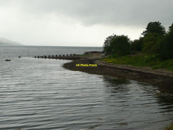 Photo 6"x4" The beach on Loch Shira Inveraray c2011