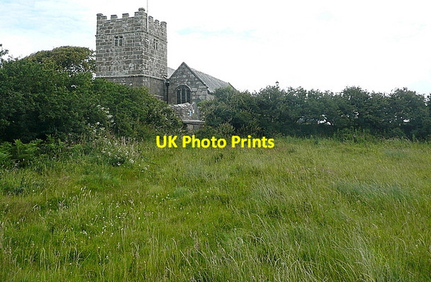 Photo 6"x4" Towednack church Towednack c2011