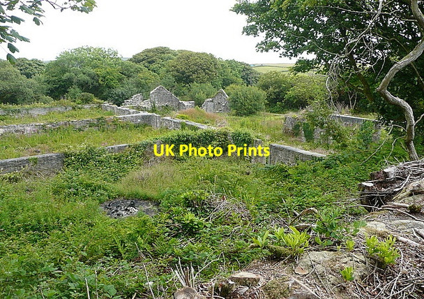 Photo 6"x4" Disused mine buildings at Tredorwin Georgia c2011