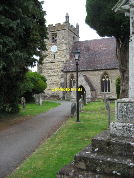 Photo 6"x4" St. John the Baptist Church - looking towards the church tower, Feckenham Feckenham c2011