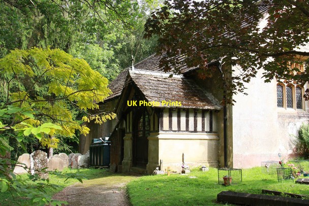 Photo 6"x4" St John the Baptist, Okewood - Porch Mayes Green c2011