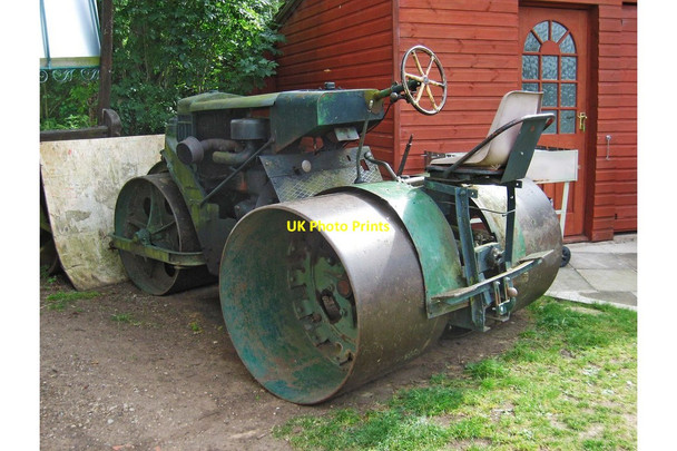 Photo 6"x4" Lister roller at Feckenham Cricket Club Feckenham c2011