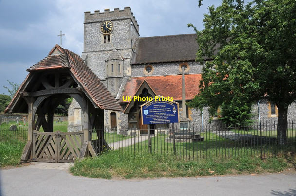 Photo 6"x4" Streatley church Streatley\/SU5980 c2011