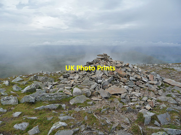 Photo 6"x4" An Cabar summit cairn An Cabar\/NH4566 c2011