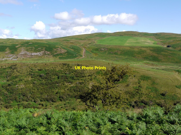 Photo 6"x4" View north over Coquet valley from Barrow Scar Linbriggs c2011