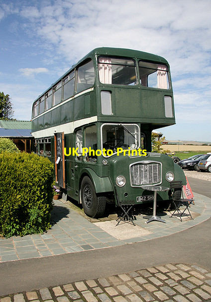 Photo 6"x4" The Chain Bridge Bus Caf\u00c3\u00a9 Loanend\/NT9450 c2011