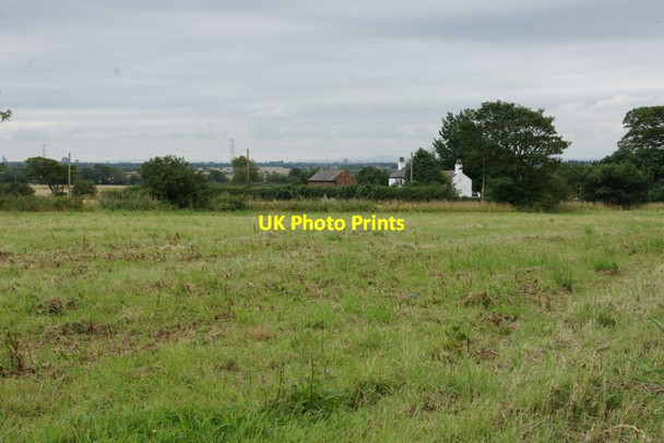 Photo 6"x4" Fields beside Station Road, Lydiate Maghull c2011
