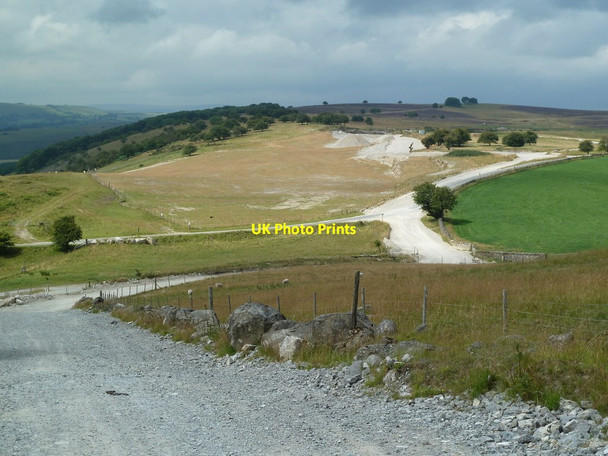 Photo 6"x4" Reclaimed quarry on Longstone Moor Rowland\/SK2172 c2011