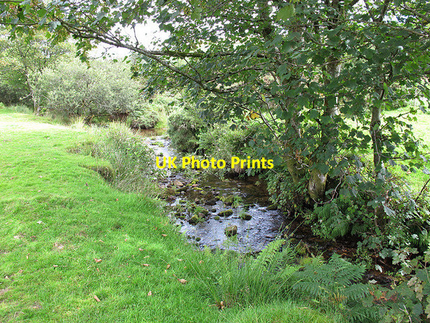 Photo 6"x4" Stream near Challacombe  Heathercombe c2011