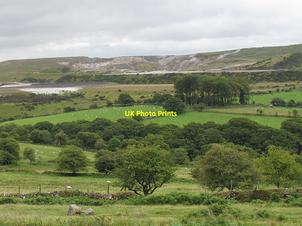 Photo 6"x4" China clay quarry on Shaugh Moor Lee Moor\/SX5661 c2011
