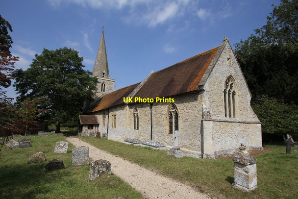 Photo 6"x4" Path past the Church Newington\/SU6096 c2011