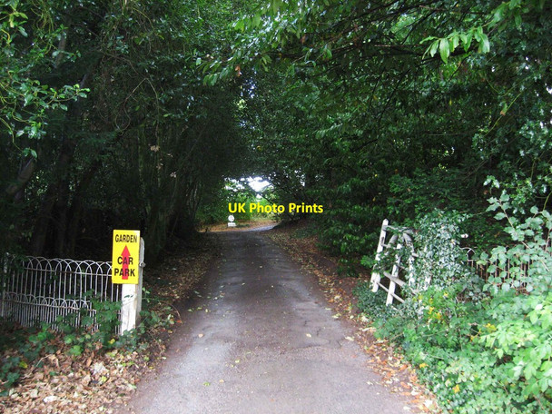 Photo 6"x4" Entrance drive to Stone House Cottage Garden & Nursery, Stone Mustow Green c2011