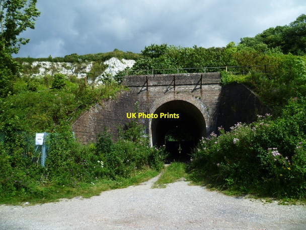 Photo 6"x4" Disused tunnel under railway at Amberley Houghton\/TQ0111 c2011