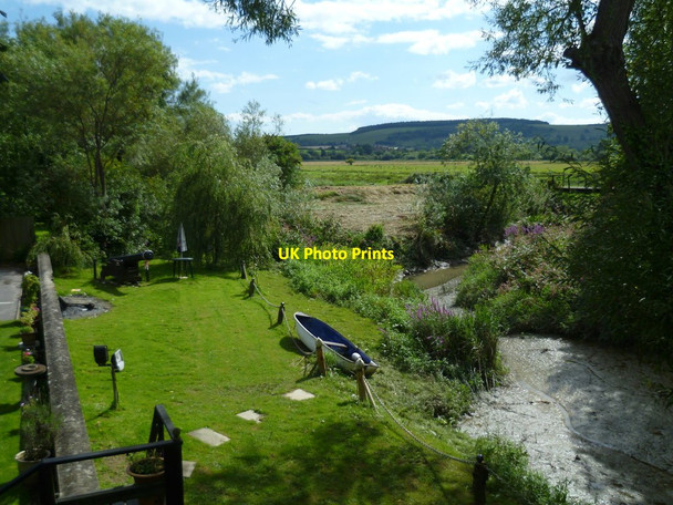 Photo 6"x4" Riverside garden by Houghton Bridge Houghton\/TQ0111 c2011