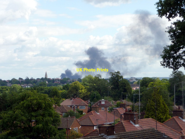 Photo 6"x4" Enfield Rooftops Southgate\/TQ3094 c2011