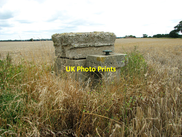 Photo 6"x4" Martham ROC post in field south of Church Road, Repps with Bastwick Bastwick c2011 P3