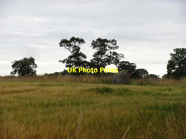 Photo 6"x4" Remains of a stone circle Lochhill\/NJ2964 c2011