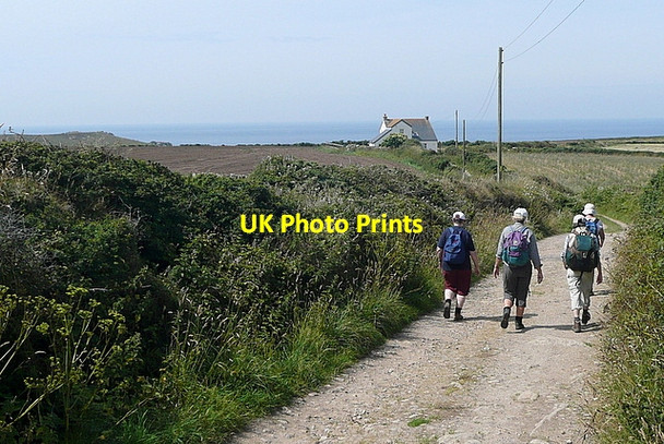 Photo 6"x4" Towards Bosistow Cliffs Polgigga c2011