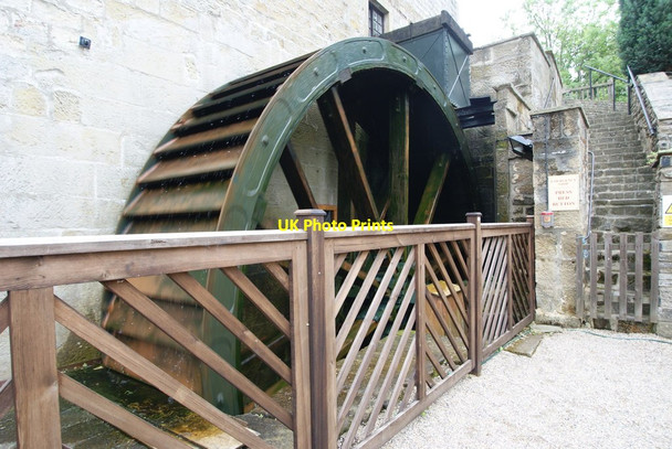 Photo 6"x4" Darley Mill - restored water wheel Darley Head c2011