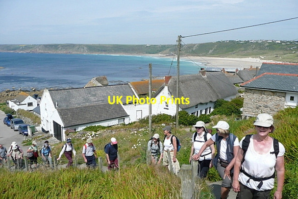 Photo 6"x4" View back over Sennen Cove Sennen Cove c2011