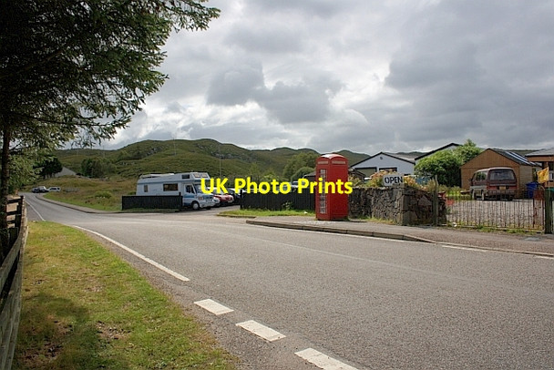 Photo 6"x4" Telephone Box, Acharacle Ardshealach c2011