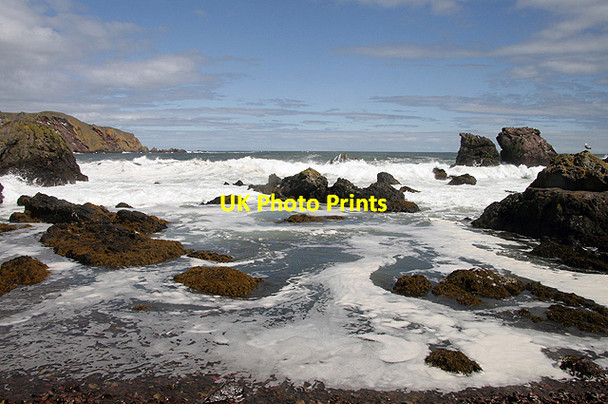 Photo 6"x4" The shoreline at St Abbs Northfield\/NT9167 c2011
