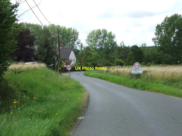 Photo 6"x4" Entering Cowlinge Lambfair Green c2011