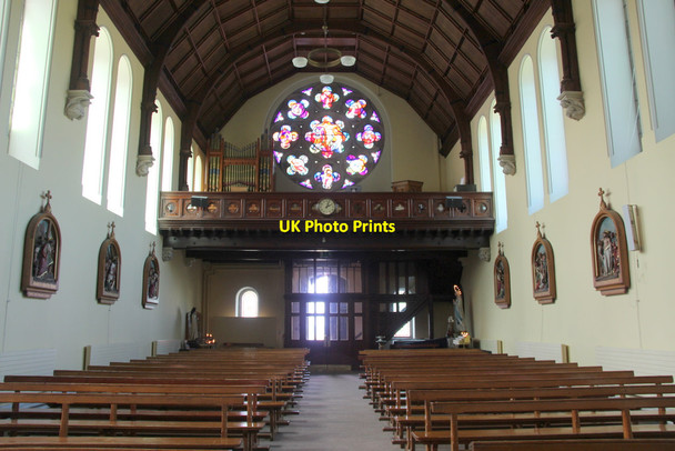Photo 6"x4" Aisle, Church of the Assumption, Howth, Ireland Howth c2011