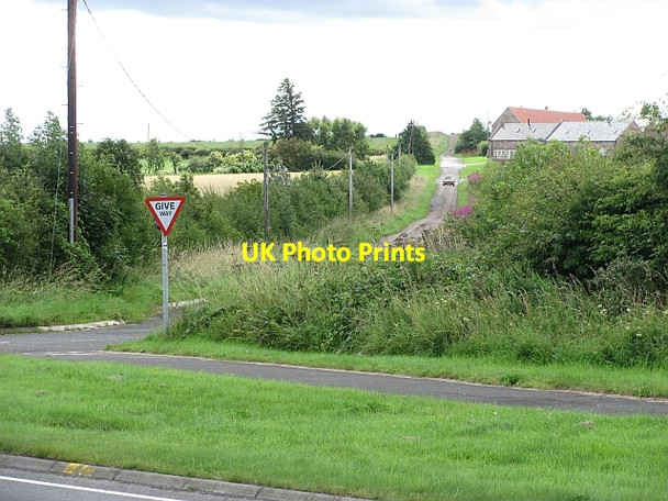 Photo 6"x4" Minor road, Mount Hooley Beal\/NU0642 c2011