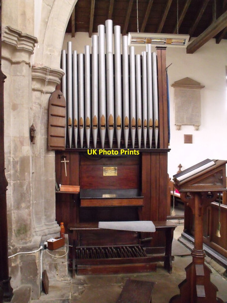 Photo 6"x4" Organ at St Thomas Martyr's Church Digby c2011