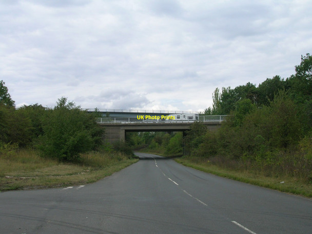 Photo 6"x4" Motorway over White Cross Lane Loversall c2011