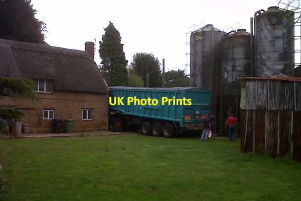 Photo 6"x4" Grain delivery at Church Farm, Ridlington Ridlington\/SK8402 c2011