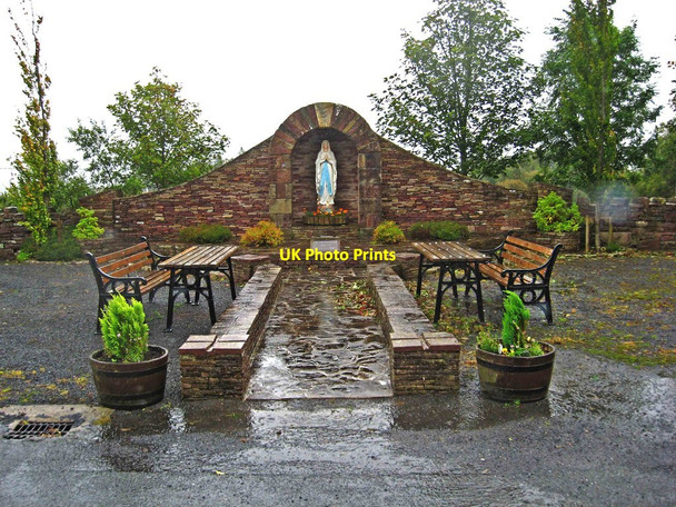 Photo 6"x4" Seating area etc opposite St. Patrick's Church, Killavally\/Killawalla Killavally c2010