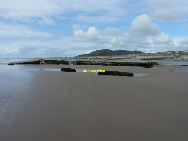 Photo 6"x4" Exposed ancient peat beds on the Tywyn beach Tywyn\/SH5800 c2011