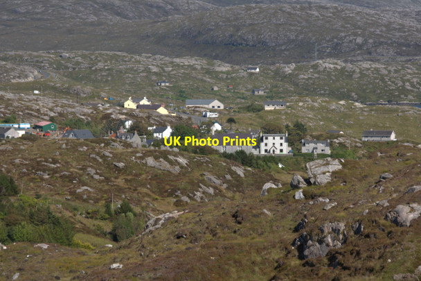 Photo 6"x4" East end of Tarbert from above Old Pier Road Direcleit c2011