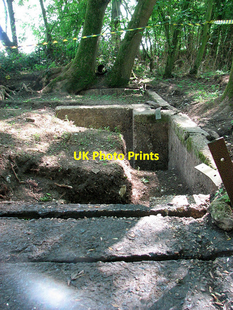Photo 6"x4" Excavation site in Whin Close Fring c2011 P1