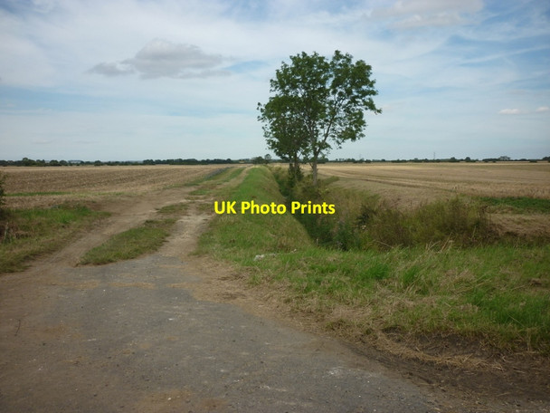 Photo 6"x4" Farmland to the north of Stockbridge  Lane Hutton Cranswick c2011