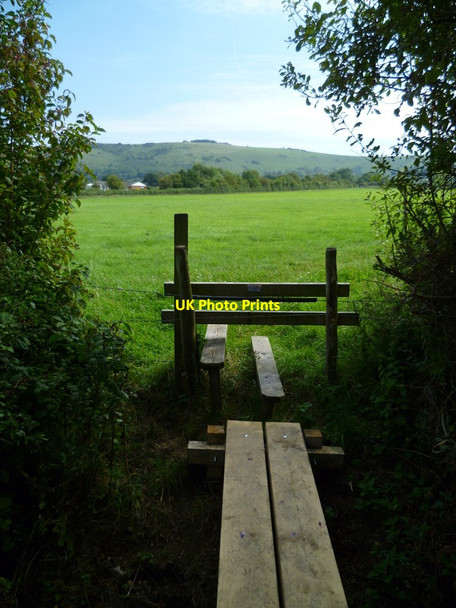 Photo 6"x4" Footbridge north of Fulking Fulking c2011