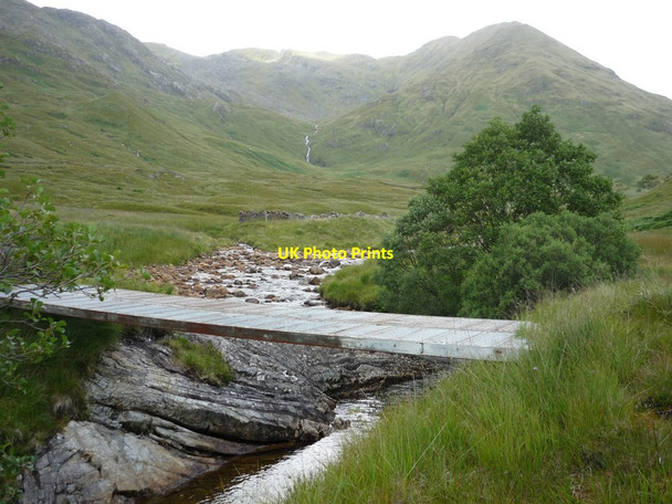 Photo 6"x4" Bridge over the Dubh Lighe Allt Coire an Tuim c2011