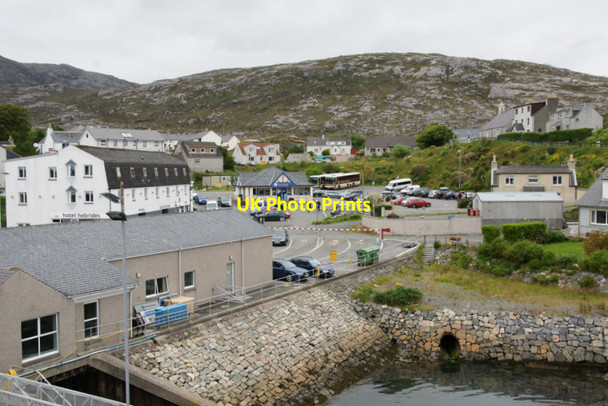 Photo 6"x4" Pier Road, Tarbert, from the ferry Direcleit c2011