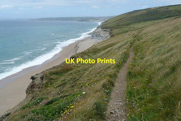 Photo 6"x4" Coastal Path near Chyvarloe Chyvarloe c2011