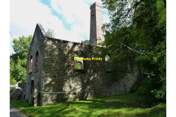 Photo 6"x4" Snailbeach Mine - the main compressor house Snailbeach c2011