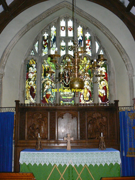 Photo 6"x4" Further east inside the Church of St James, Cherhill Cherhill c2011