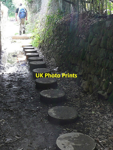 Photo 6"x4" Path at Polgwidden Cove Durgan c2011